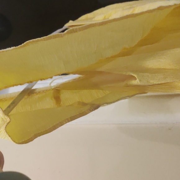 CHARLES HENRY YELLOW RUFFLE SUNDRESS-SIZE M - Picture 6 of 8